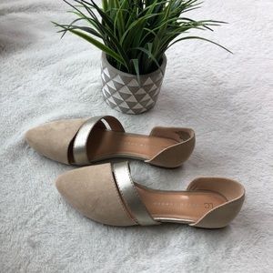 Lauren Conrad suede dorsay flat. Size 6 Never worn